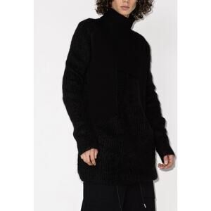 Rick Owens SS22 Turtle Roll Neck Mohair Sweater